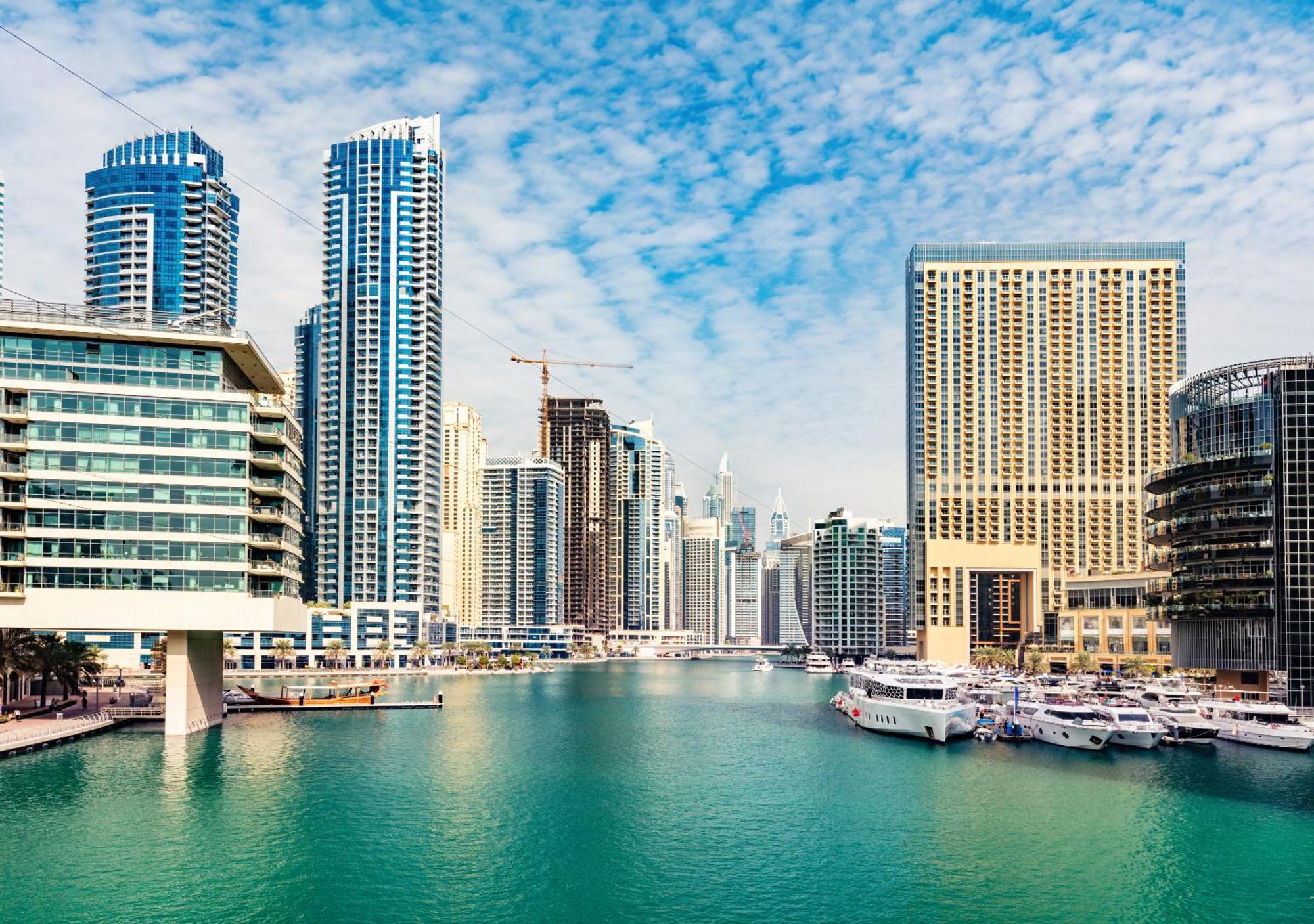 Serenity View: Modern 1BR in Dubai Marina Exterior photo